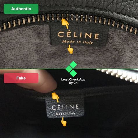 celine nano fake vs real|celine bag counterfeit.